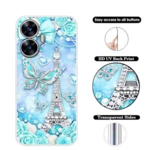 Realme C55 Mobile Back Cover - 3D Hologram Design
