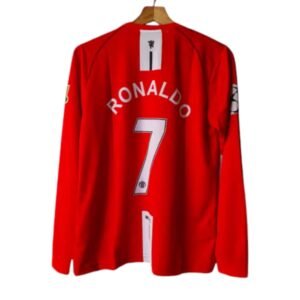 Manchester United Ronaldo 2008 Full Sleeve Jersey – Red