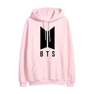 Trendy Lavender BTS Hoodie for Women – Fleece Comfort