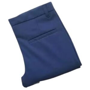 Imported Japanese Fabric Lycra Pants – Blue, Ankle Length