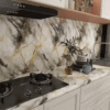 White 3D UV Marble Sheet 4x10 – Vinyl Decorative Panel