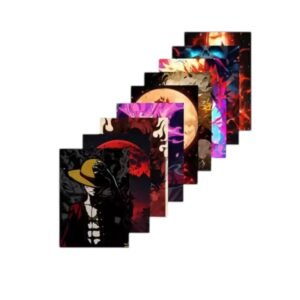 Set of 10 Anime Printed Wall Posters