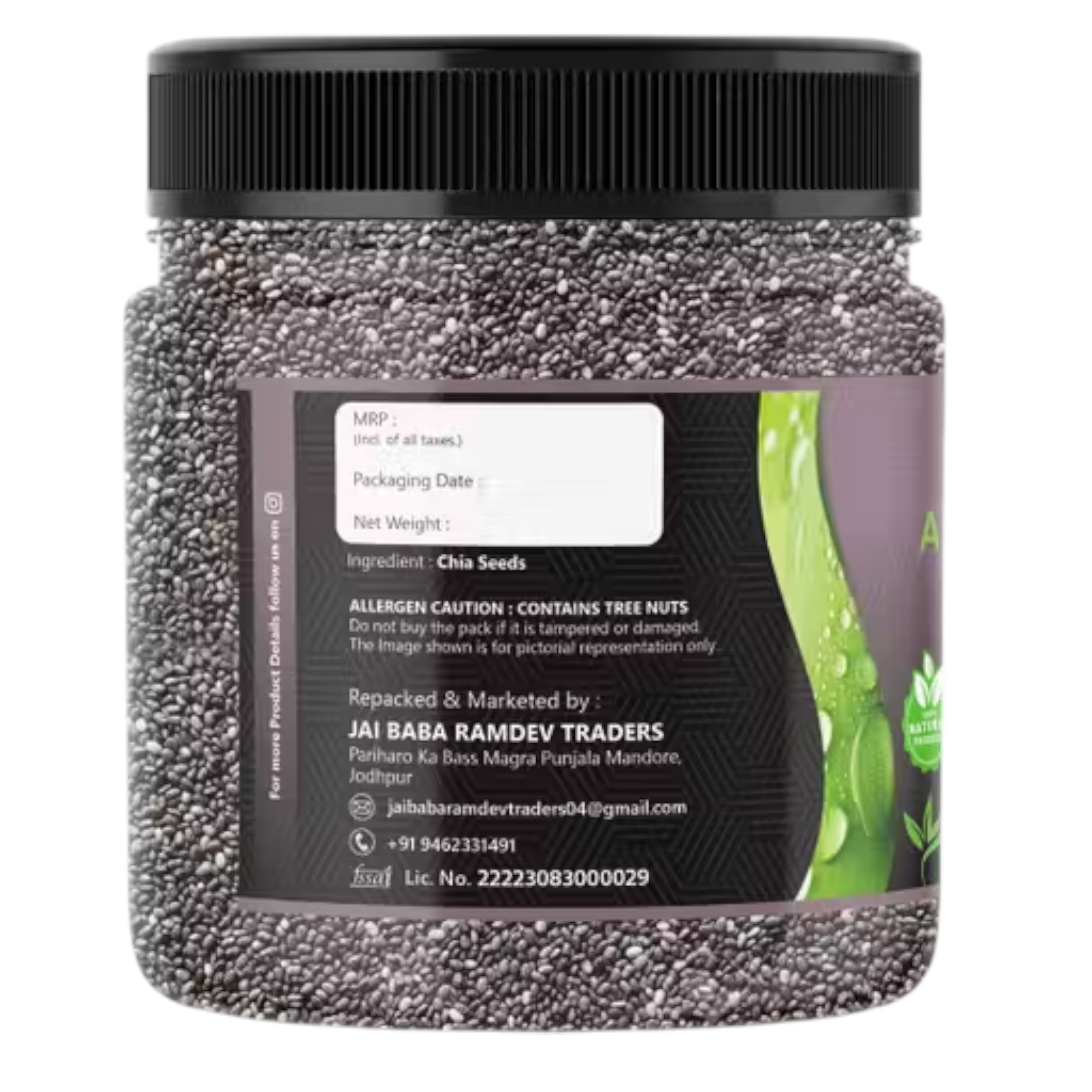 Seasoned Chia Seeds – Superfood for Weight Loss (250GM) - Image 2