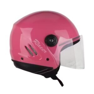 Stylish Ladies Half Helmet – Pink Open Face