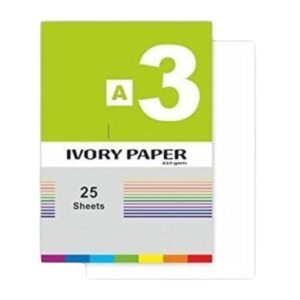 A3 Cartridge Paper 140 GSM – Sketching Sheets (Pack of 25)
