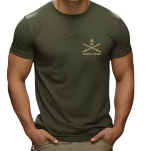 Indian Army Graphic Cotton Army T Shirt – Regular Fit Tee