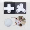 4 Pole Connector 12.7mm Plastic Joint for Wardrobe Frames