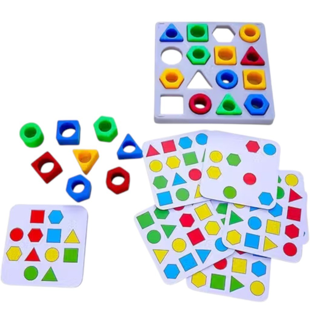 Colour Matching Sensory Toy for Toddlers – Shapes & Learning Game - Image 2