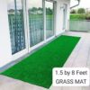 25mm green artificial grass door mat with anti-slip backing
