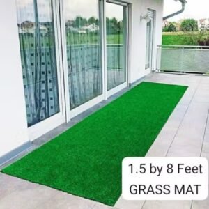 25mm green artificial grass door mat with anti-slip backing