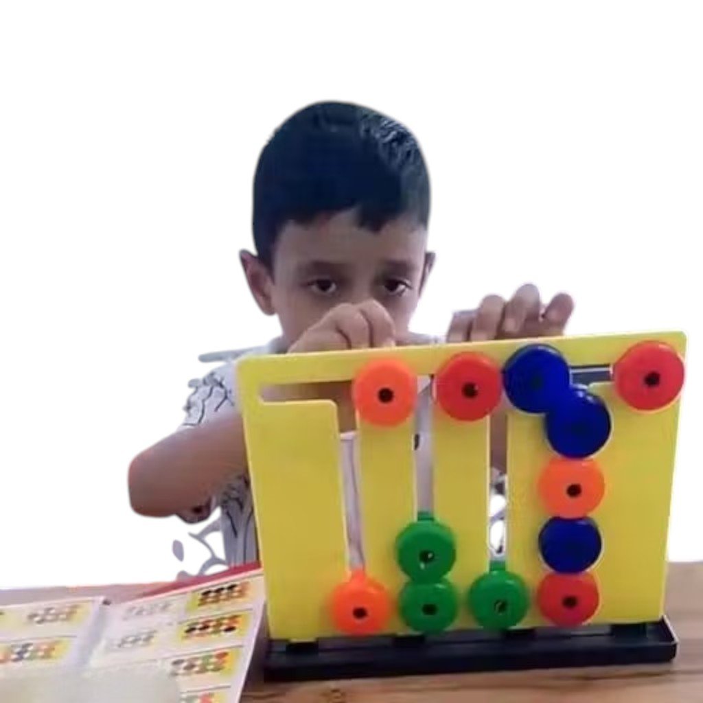 Montessori Colour Match Brain Game for Kids Hand-Eye Skills - Image 4