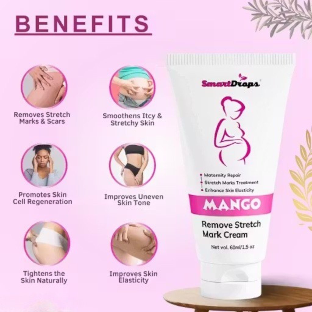 Stretch Mark Removal Cream 60ml Almond Nourishing Formula - Image 2