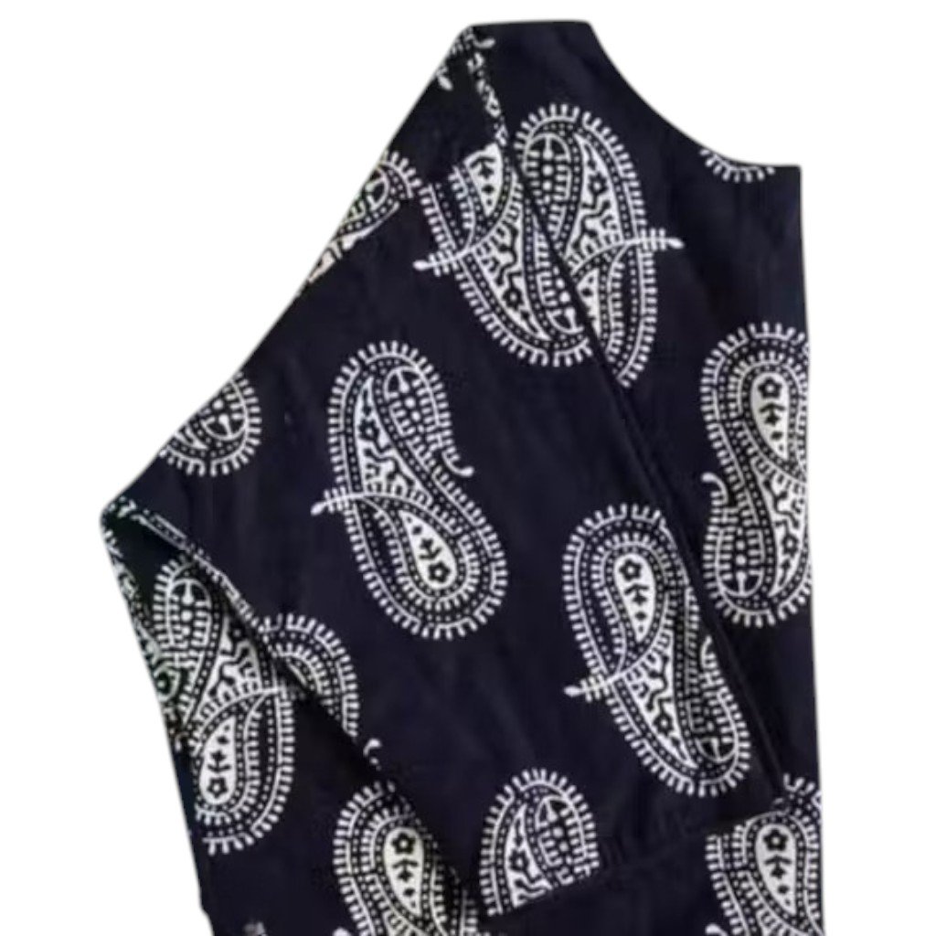 Pure Cotton Ajrakh Print Blouse – Bengali Style Fit