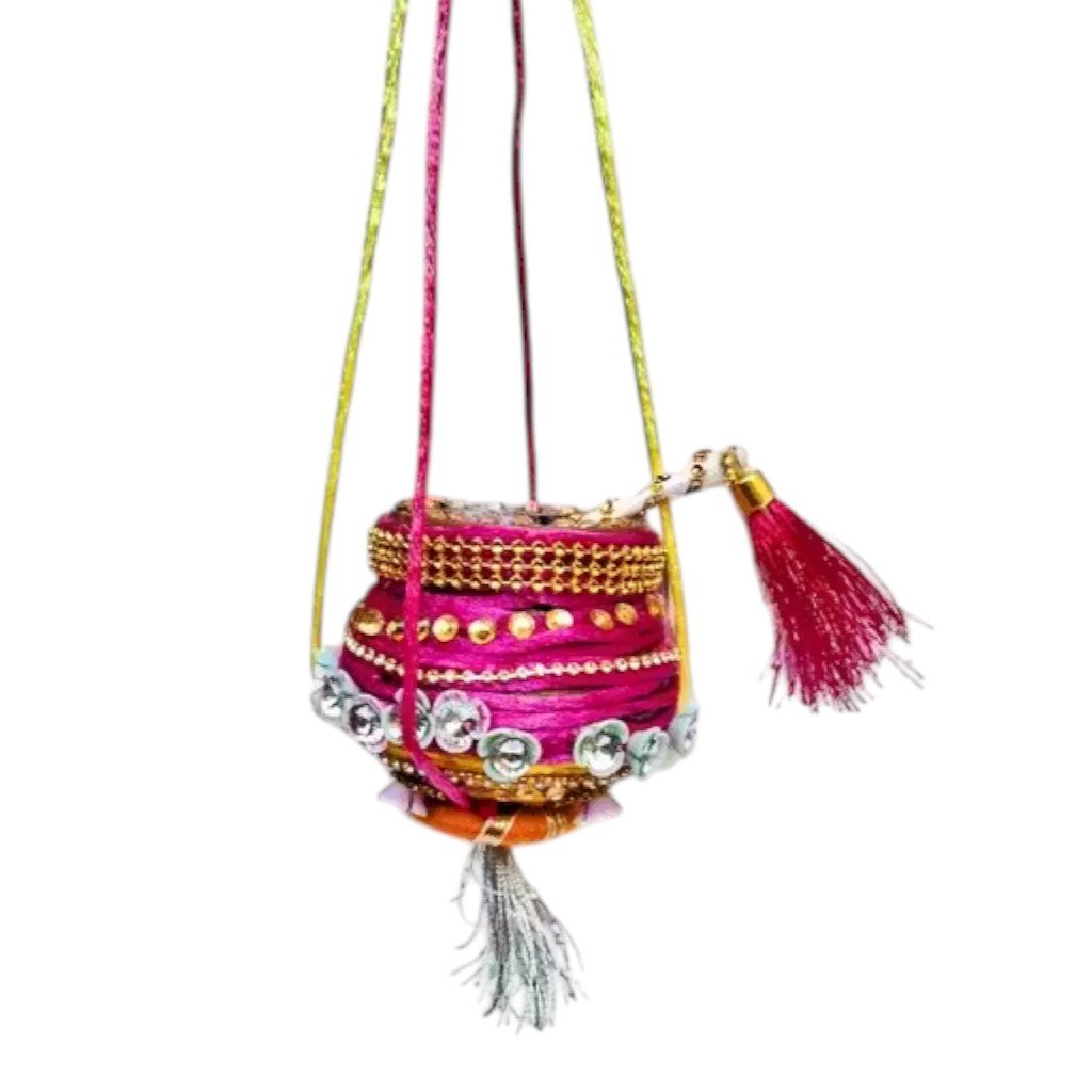 Laddu Gopal Dahi Handi & Bilona Set for Janmashtami Décor - Image 2