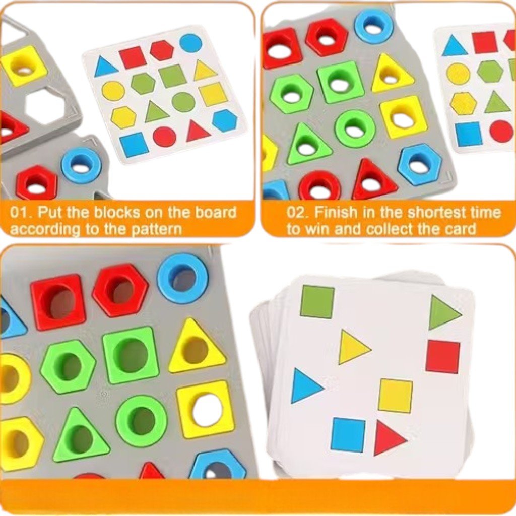 Colour Matching Sensory Toy for Toddlers – Shapes & Learning Game - Image 3