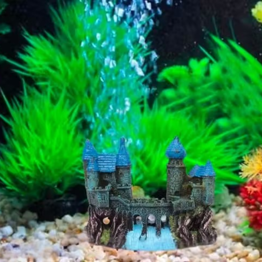 Mistletoe Aquarium Castle Ornament Resin Fish Tank Decoration - Image 4