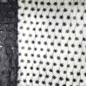 Premium Embroidered Net Fabric – 44 Inch Dressmaking Material