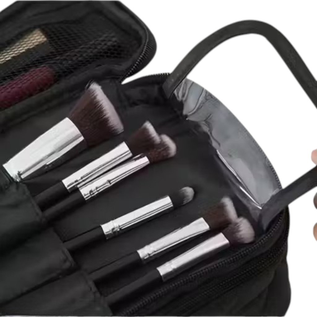 Makeup Brush Pouch – Portable Cosmetic Brush Storage Organizer - Image 4