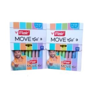 Flair smooth writing gel pens pack for school and office