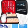 Medical surgical suture practice training kit for students