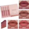Hot Lips Lipsticks set with four multicolour long-wear transfer-resistant shades