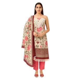 Women’s printed Jam cotton ethnic salwar suit set