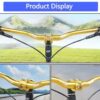 DSTECHBAR 31.8mm gold aluminum alloy bicycle handlebar stem 45mm
