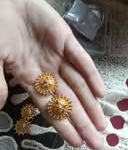 Traditional Trend 1gm Gold Plated Stud Earrings Pack of 4 Pairs photo review