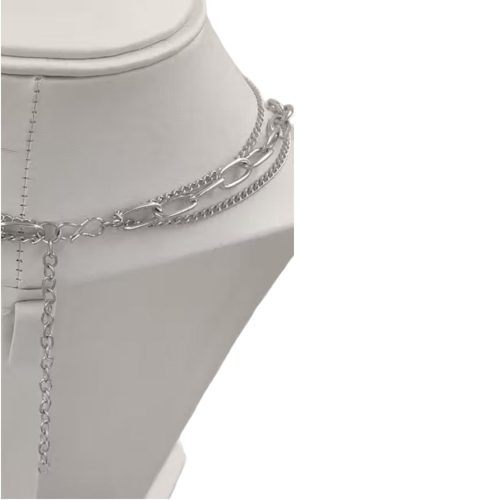 Parveen HC Trendy Minimal Triple Layer Necklace for Women & Girls - Image 2