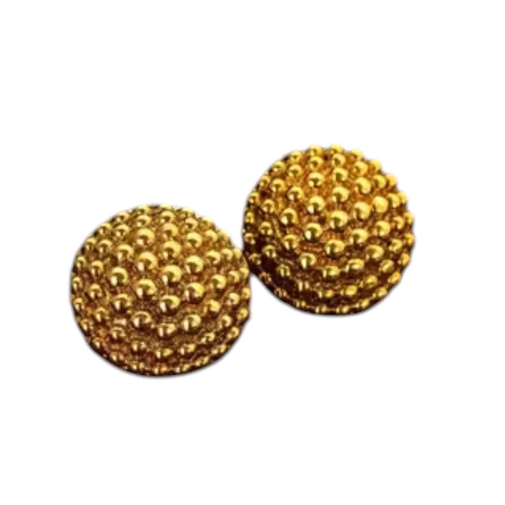 Traditional Trend 1gm Gold Plated Stud Earrings Pack of 4 Pairs - Image 4