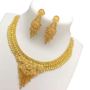 Gold-Plated CZ Mangalsutra Jewellery Set